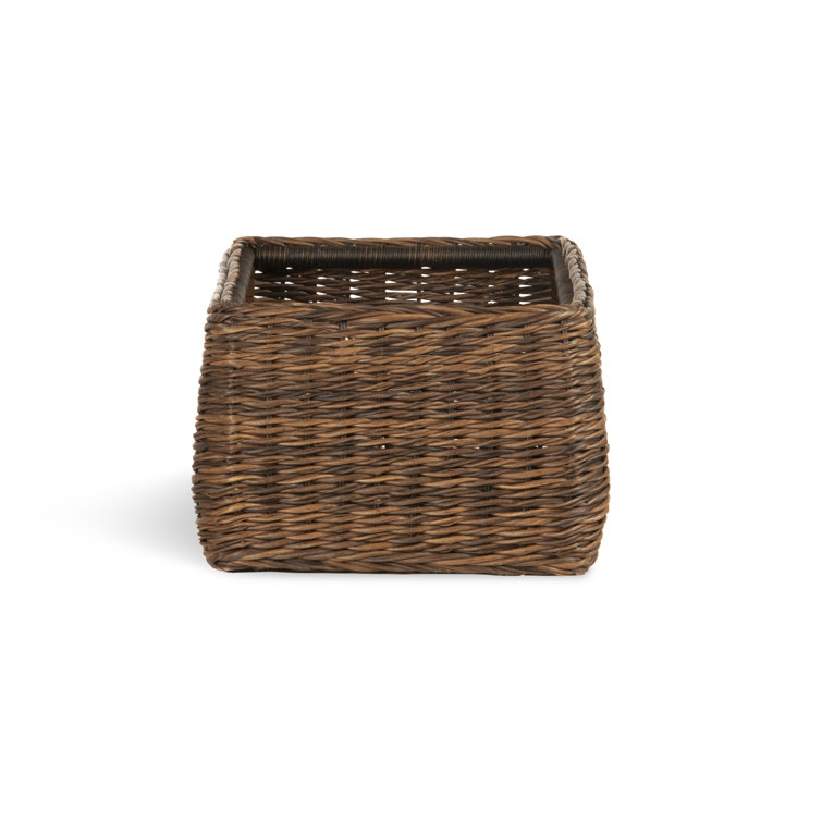 All weather wicker deals basket